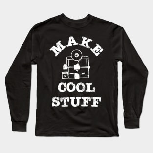 Make Cool Stuff 3D Printer Long Sleeve T-Shirt